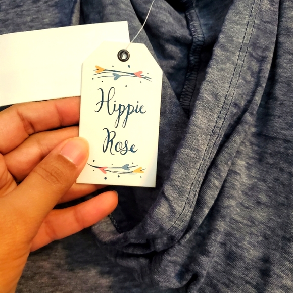 Hippie Rose Teens Top with Hood - Picture 10 of 11